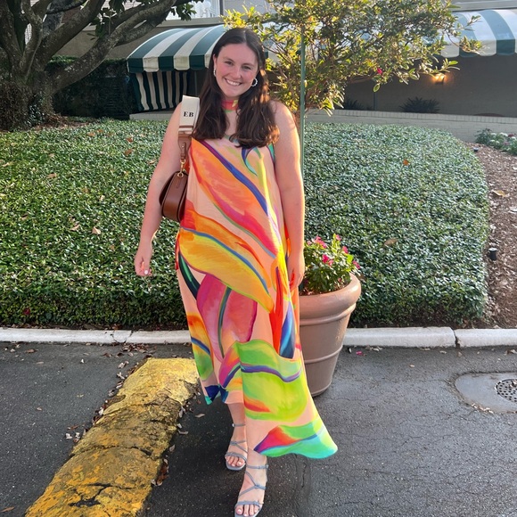 Farm Rio Halter Maxi Dress - Picture 1 of 6